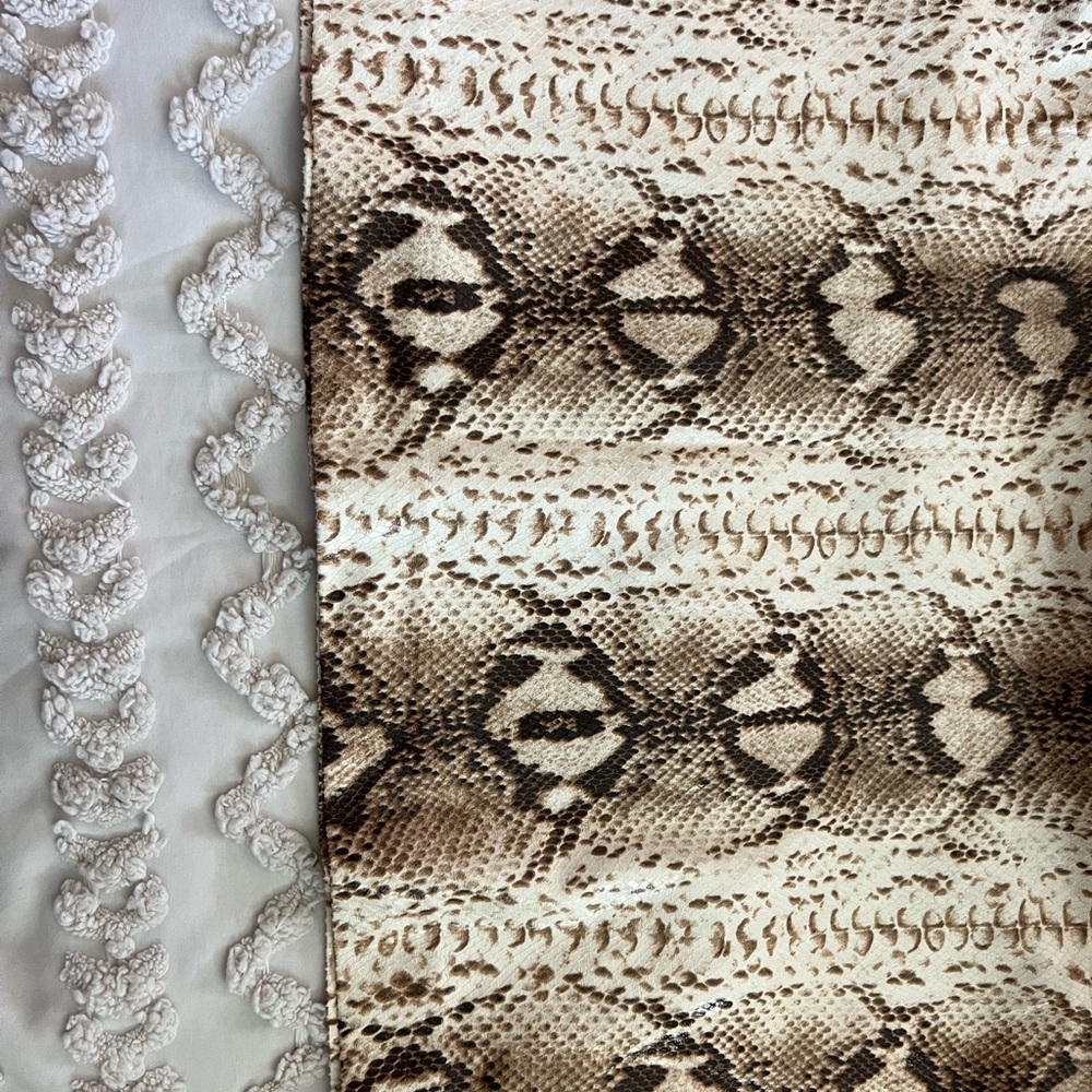 Michael Kors Brown Snake Print Blouse - Picture 7 of 10